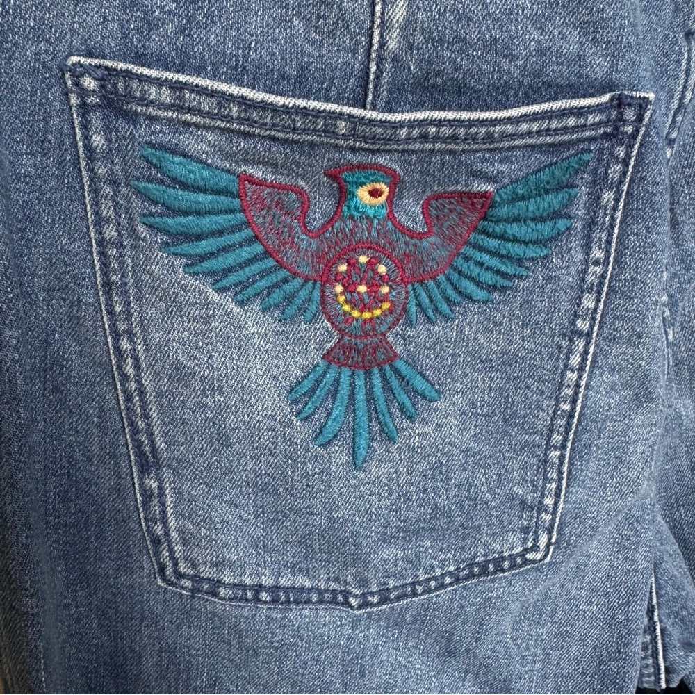 NWT JOHNNY WAS Sisa Stretch Denim Wide Leg Jean Sz 30 - Picture 11 of 12